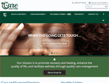 Tablet Screenshot of caremattersllc.com